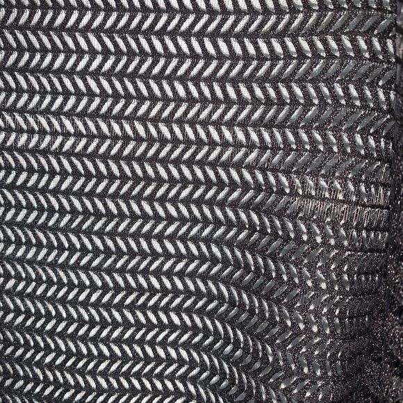 Michelle Lynn Black Open Front Loose Knit 3/4 Sleeves Shrug Cardigan OS (H-011) - Picture 3 of 3